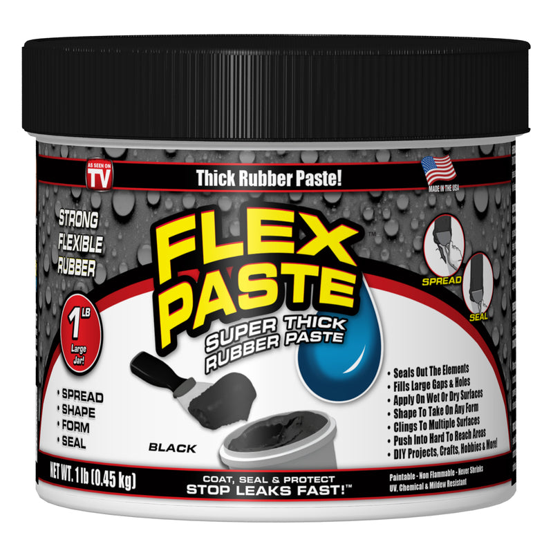 FLEX SEAL FAMILY OF PRODUCTS - Flex Seal Family of Products Flex Paste Rubber Paste Rubber Paste 1 pk [PFSBLKR16]