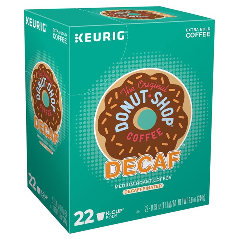 KEURIG - Keurig The Original Donut Shop Medium Roast Decaf Coffee K-Cups Decaffeinated 24 pk