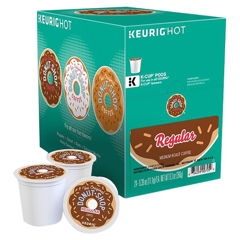 KEURIG - Keurig The Original Donut Shop Medium Roast Regular Coffee K-Cups 24 pk