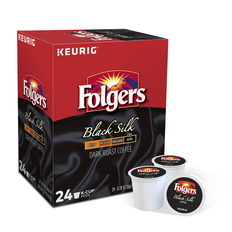 KEURIG - Keurig Folgers Black Silk Coffee K-Cups 24 pk