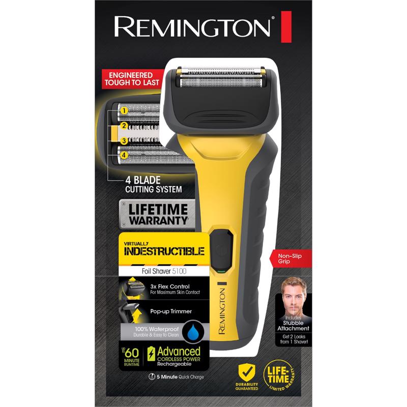 REMINGTON - Remington Virtually Indestructible Foil Dual Foil Shaver