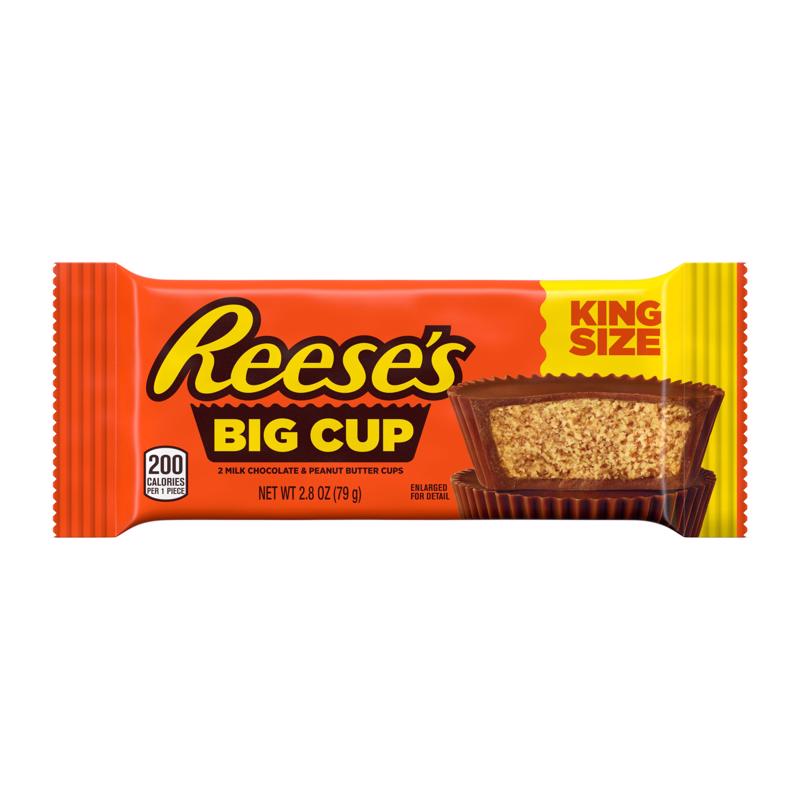 REESE'S - Reese's Big Cup Peanut Butter Candy Bar 2.8 oz - Case of 16