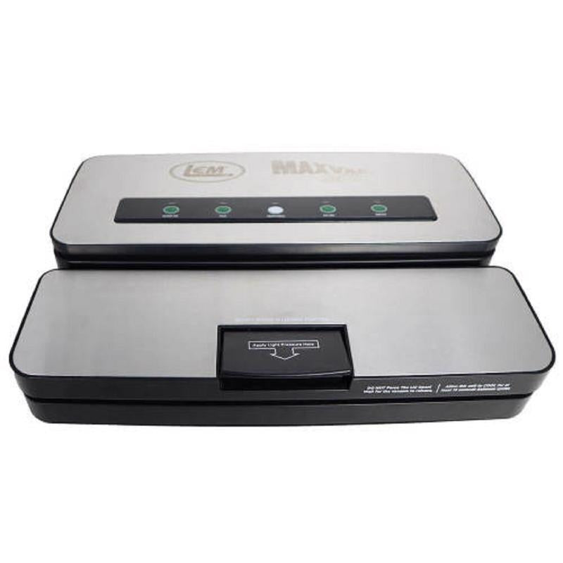 LEM - LEM MaxVac 250 Black/Silver Food Vacuum Sealer