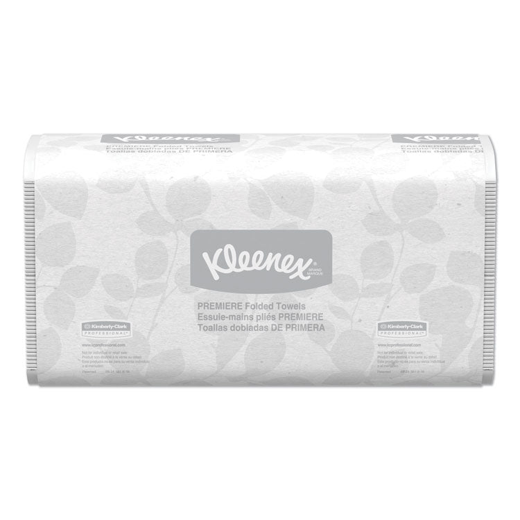 Kleenex - Premiere Folded Towels, 7.8 x 12.4, White, 120/Pack, 25 Packs/Carton