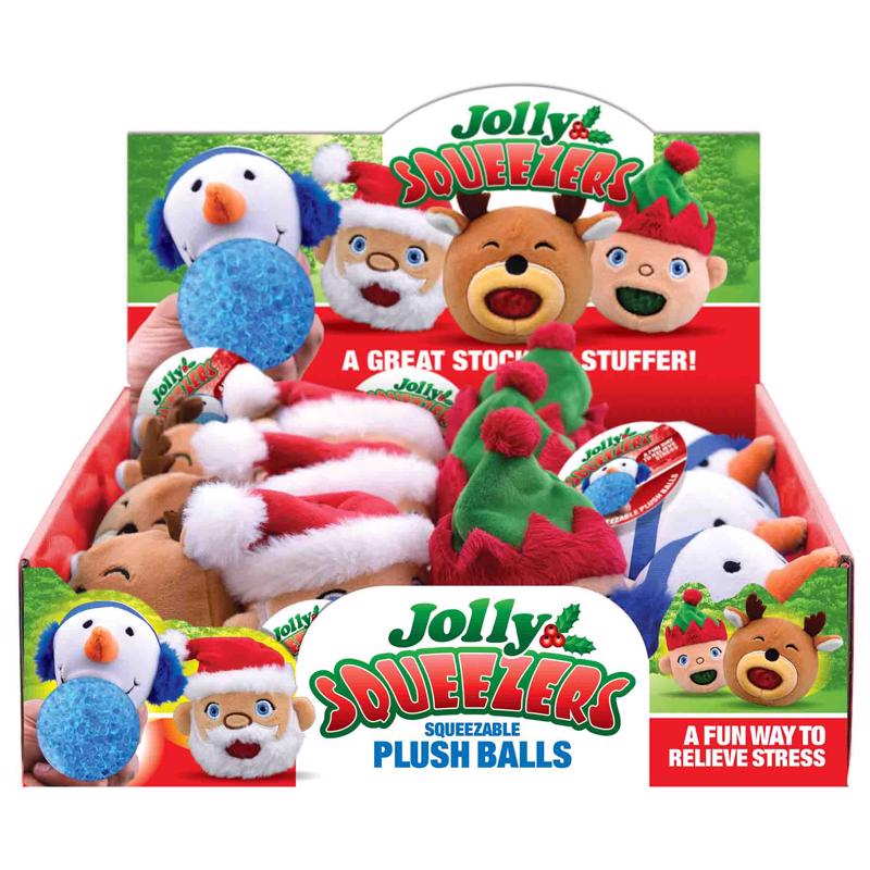 SHAWSHANK LEDZ - Shawshank LEDz Magic Seaons Jolly Squeezable Ball Toys Plush Assorted 12 pc - Case of 12