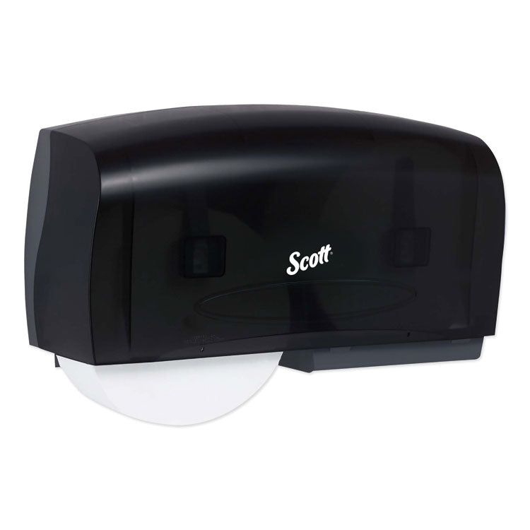 Scott - Essential Coreless Twin Jumbo Roll Tissue Dispenser, 20 x 6 x 11, Black