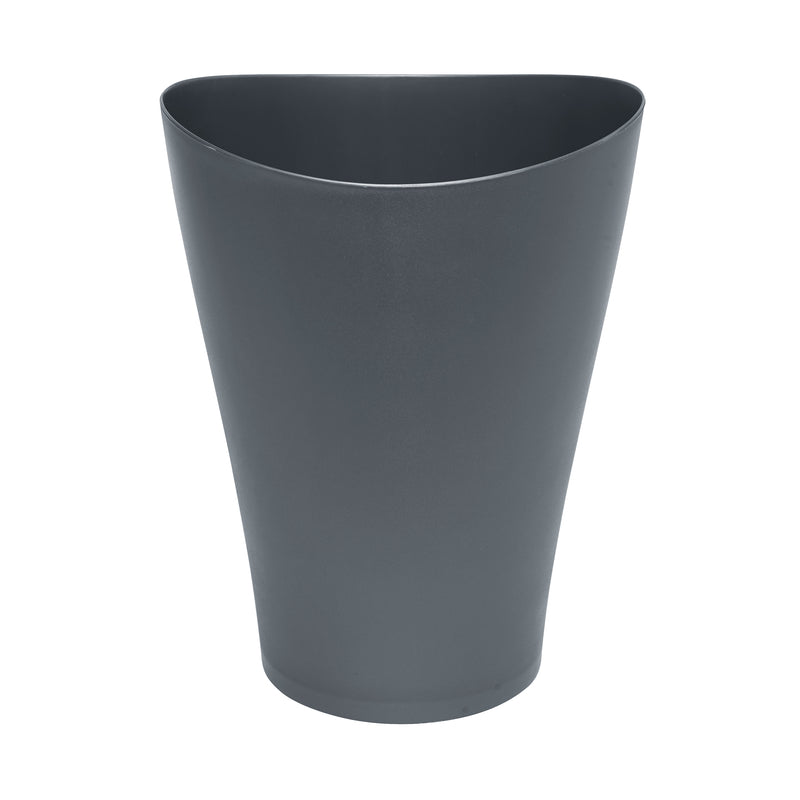 RUBBERMAID - Rubbermaid Spa Works 2.25 gal Gray Plastic Vanity Wastebasket
