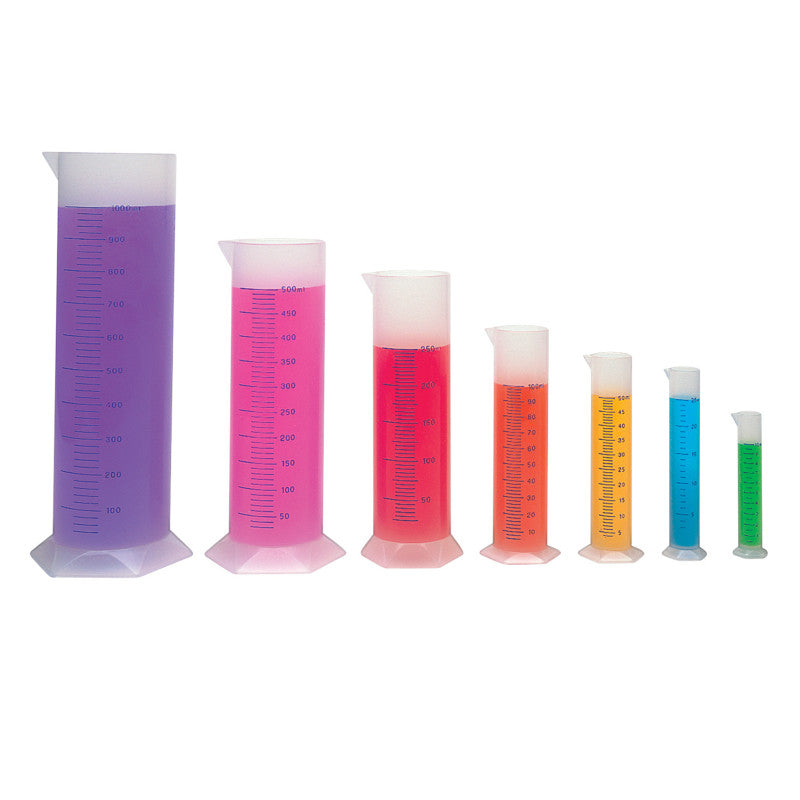 LEARNING RESOURCES - Graduated Cylinders, 7 Per Pack