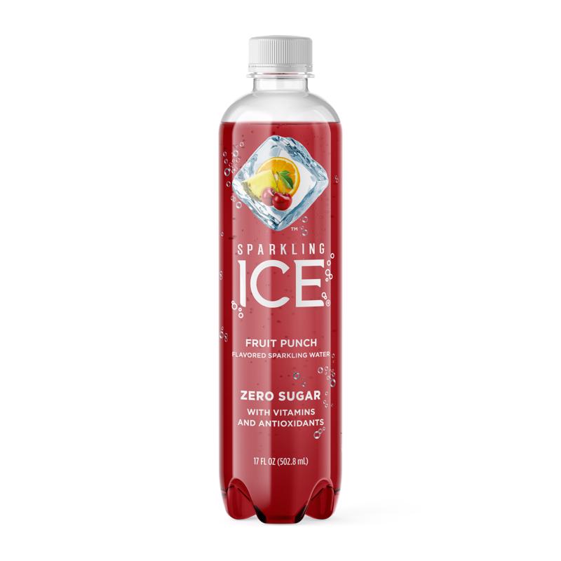 SPARKLING ICE - Sparkling Ice Fruit Punch Beverage 17 oz 1 pk - Case of 12