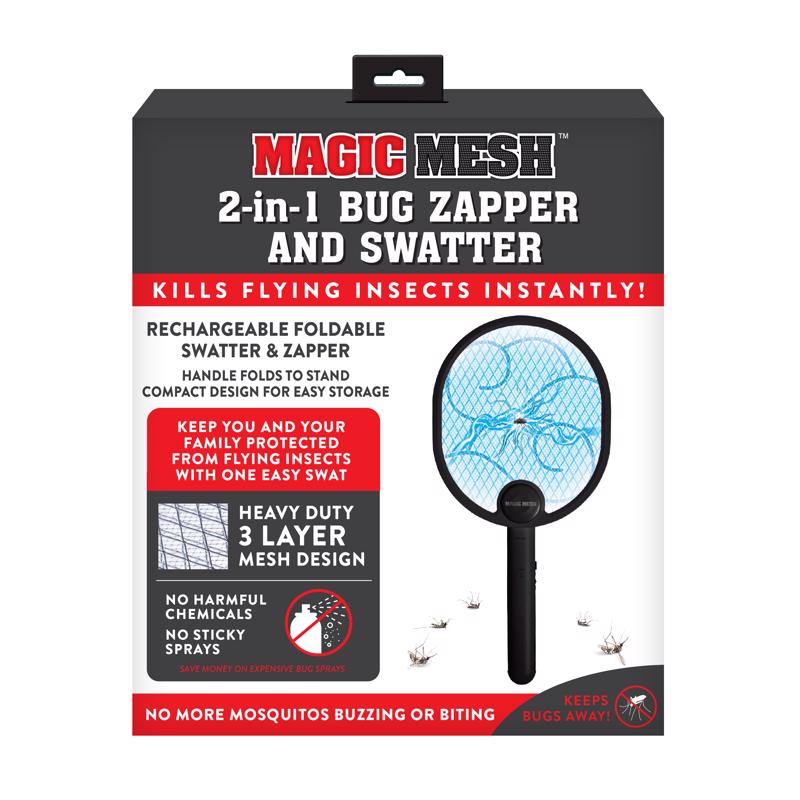 MAGIC MESH - Magic Mesh Flying Insect Killer Bug Zapper and Swatter 1 pk