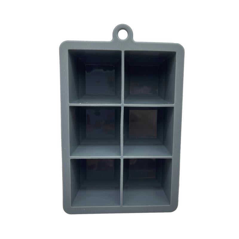 BARY3 - BarY3 Gray Silicone Big Ice Cube Trays