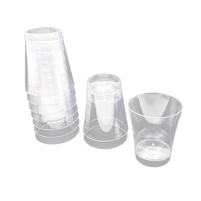 BARY3 - BarY3 2 oz Clear Plastic Disposable Shot Glass