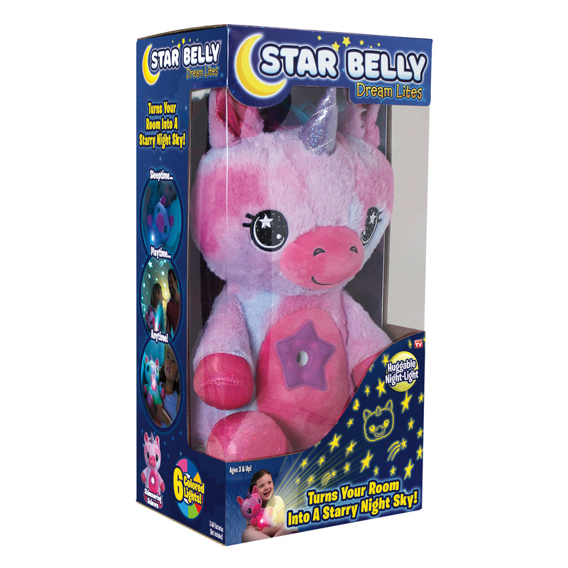 STAR BELLY - Star Belly Dream Lites Unicorn Night Light Plush Pink/Purple