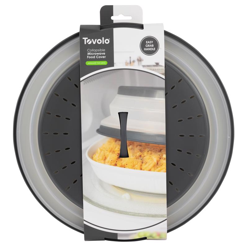 TOVOLO - Tovolo Gray/White Plastic Microwave Collapsible Food Cover [47005-200]