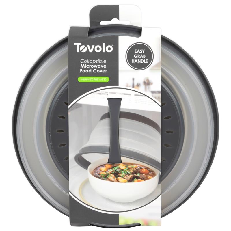 TOVOLO - Tovolo Gray/White Plastic Microwave Collapsible Food Cover [47003-200]