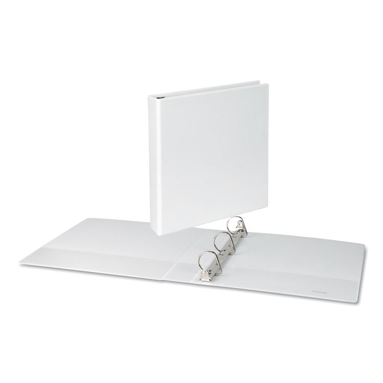 Universal - Slant D-Ring View Binder, 3 Rings, 1.5" Capacity, 11 x 8.5, White