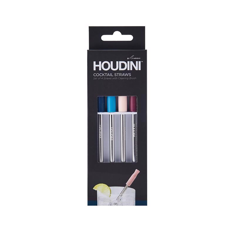 HOUDINI - Houdini Assorted Stainless Steel/Silicone Cocktail Straws