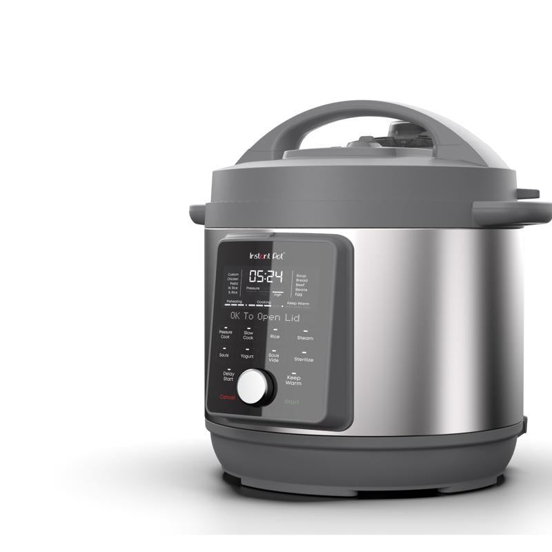 INSTANT POT - Instant Pot Duo Plus Aluminum/Stainless Steel Digital Pressure Cooker 8 qt Black/Silver