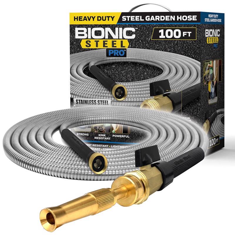 BIONIC STEEL - Bionic Steel Pro 5/8 in. D X 100 ft. L Heavy Duty Commercial Grade Garden Hose