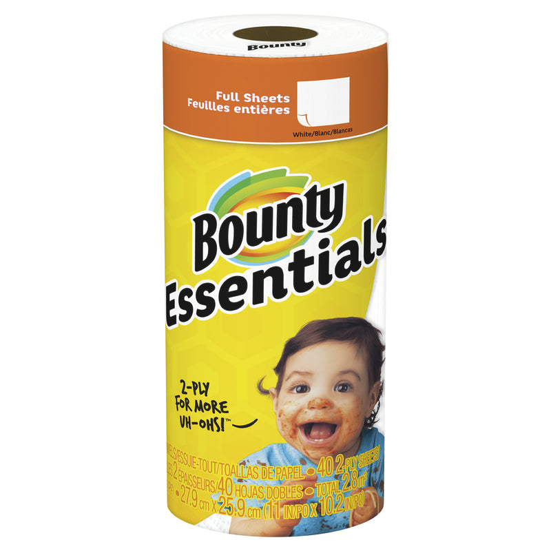 BOUNTY - Bounty Essentials Paper Towels 40 sheet 2 ply 1 pk