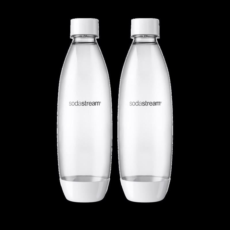 SODASTREAM - SodaStream White 1 L Carbonator Bottle 2 pk [1741261010]