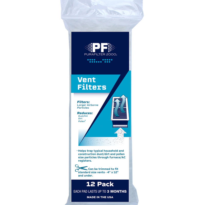 PROTECT PLUS - Protect Plus Purafilter 2000 12 in. H X 4 in. W Rectangular Vent Filter