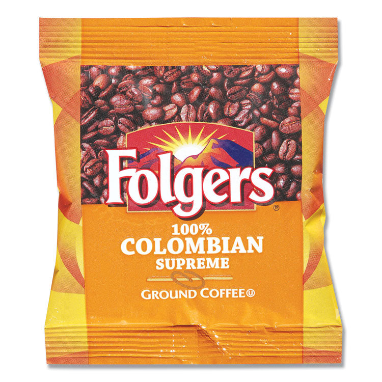 Folgers - Coffee, 100% Colombian, Ground, 1.75oz Fraction Pack, 42/Carton