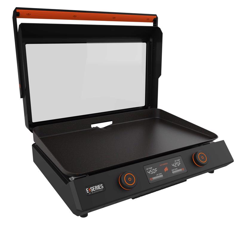 BLACKSTONE - Blackstone E-Series 22 in. L X 9.29 in. W Cast Aluminum Nonstick Surface Black Electric Griddles