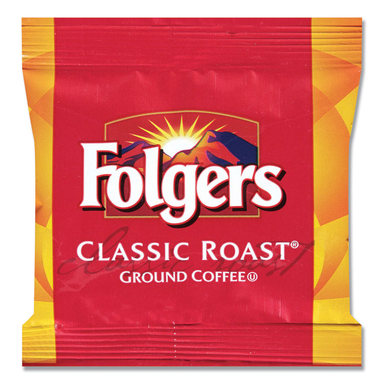 Folgers - Coffee, Classic Roast, 0.9 oz Fractional Packs, 36/Carton