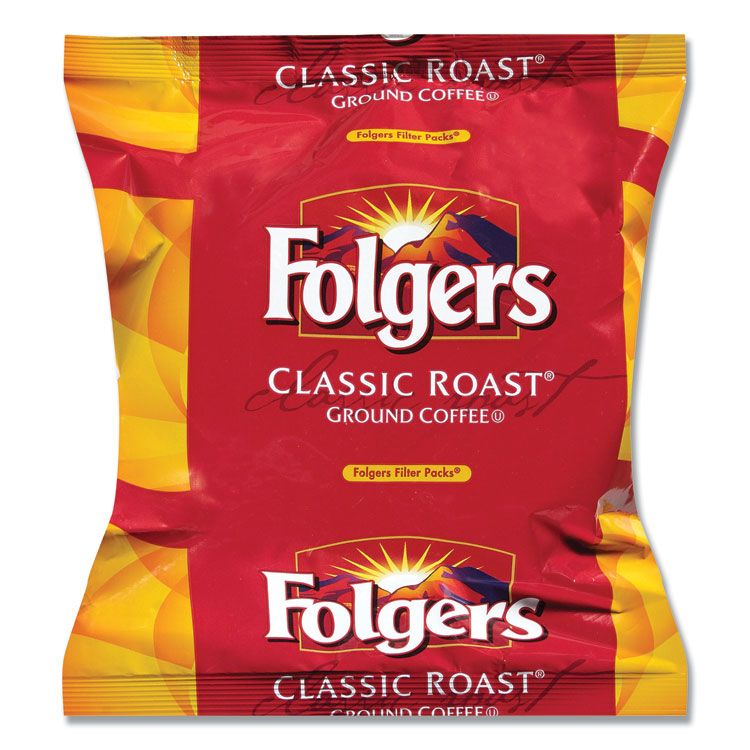 Folgers - Coffee Filter Packs, Classic Roast, .9oz, 160/Carton