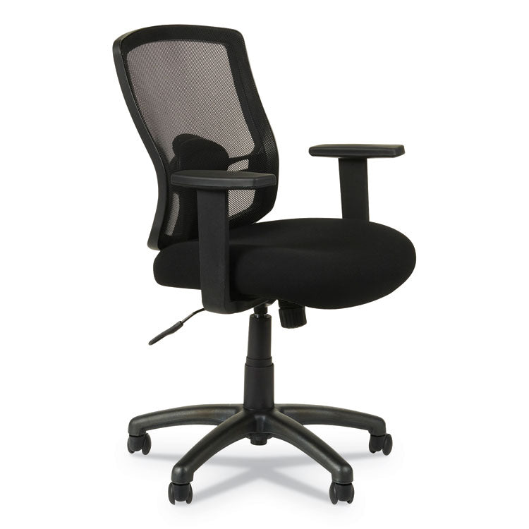 Alera - Alera Etros Series Mesh Mid-Back Chair, Supports Up to 275 lb, 18.03" to 21.96" Seat Height, Black