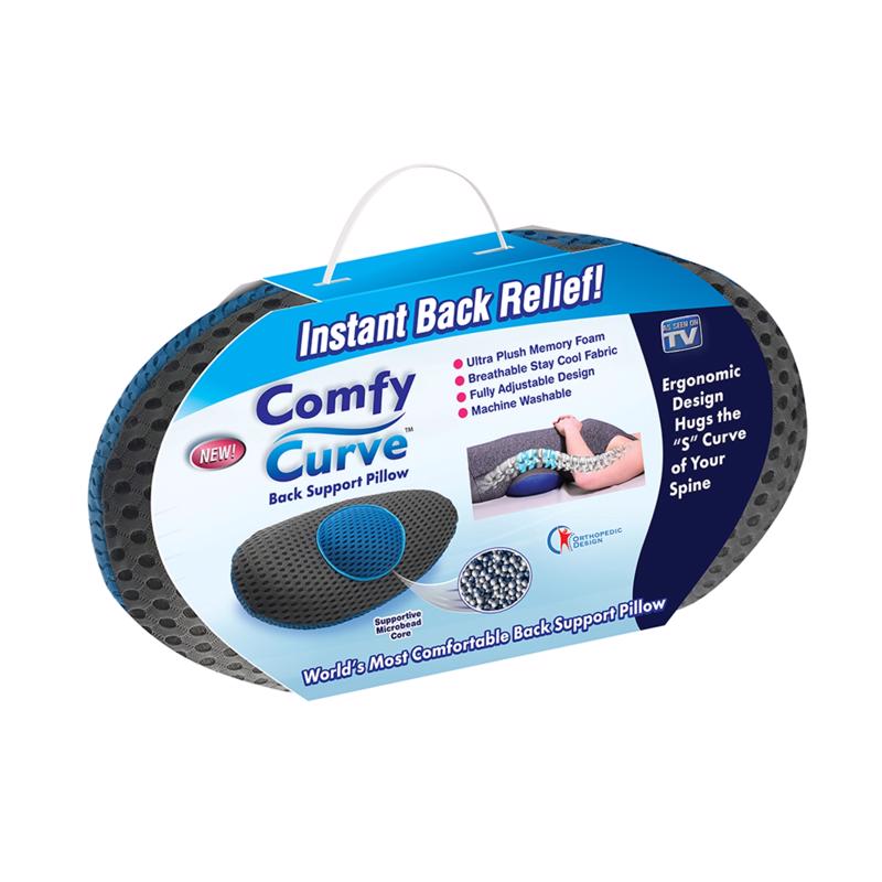 AS SEEN ON TV - As Seen On TV Comfy Curve Back Support Pillow Foam 1 pk