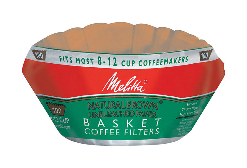 MELITTA - Melitta 8-12 cups Brown Basket Coffee Filter 100 pk