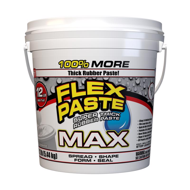 FLEX SEAL FAMILY OF PRODUCTS - Flex Seal Family of Products Flex Paste MAX White Rubber Coating 12 lb