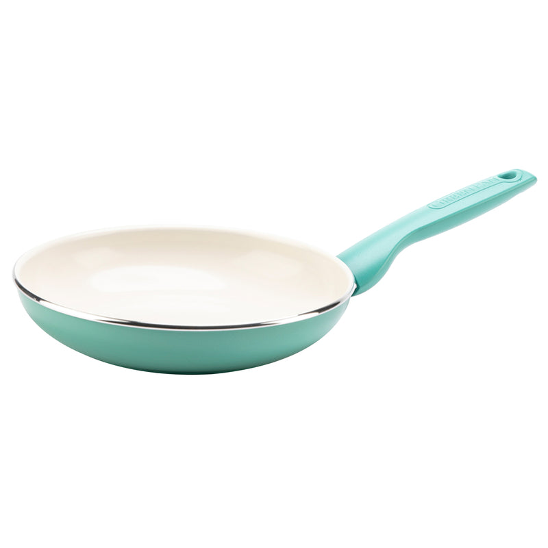 GREENPAN - GreenPan Rio Ceramic Coated Aluminum Fry Pan 7 in. Turquoise