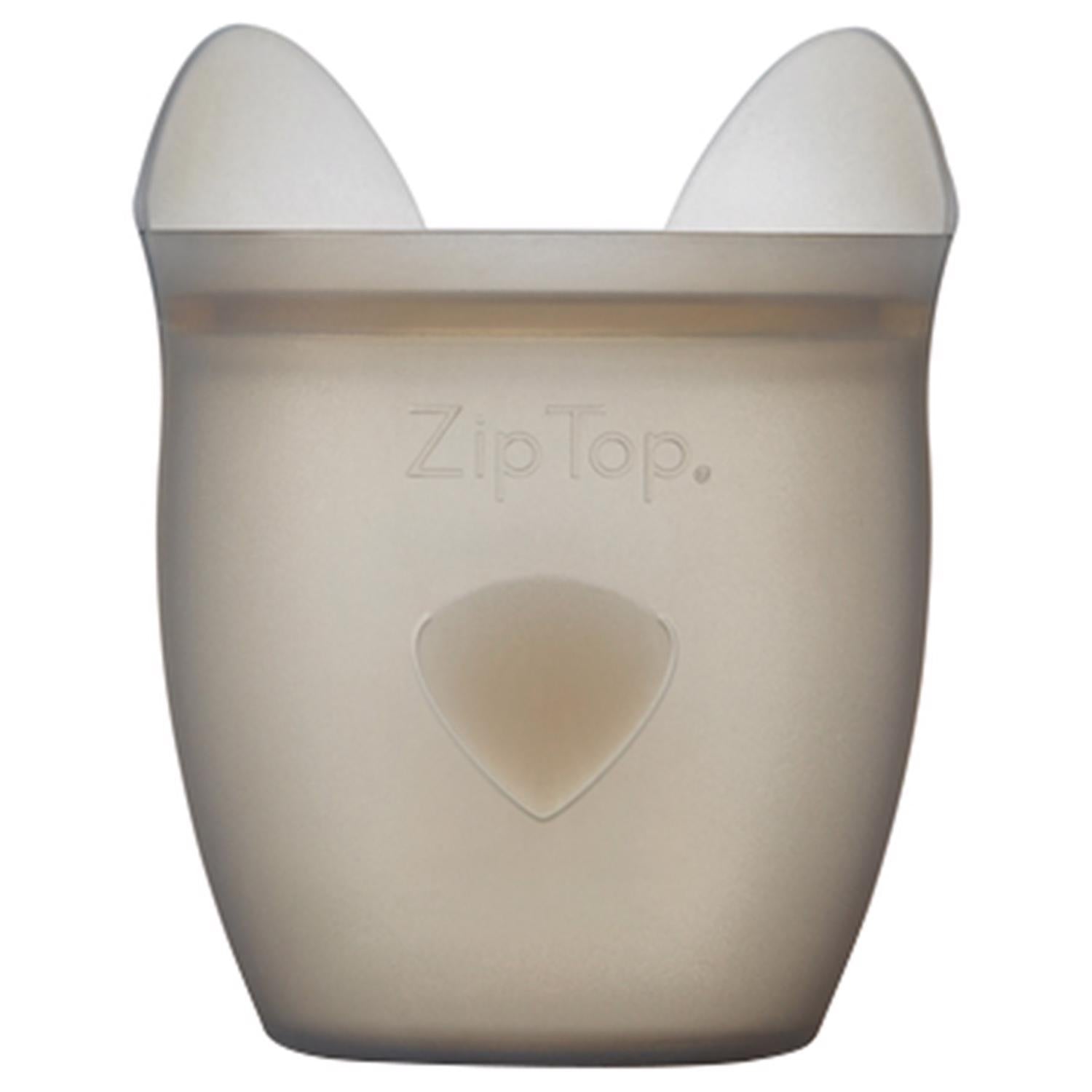 Zip Top 4 oz Gray Storage Cup 1 pk - Case of 6