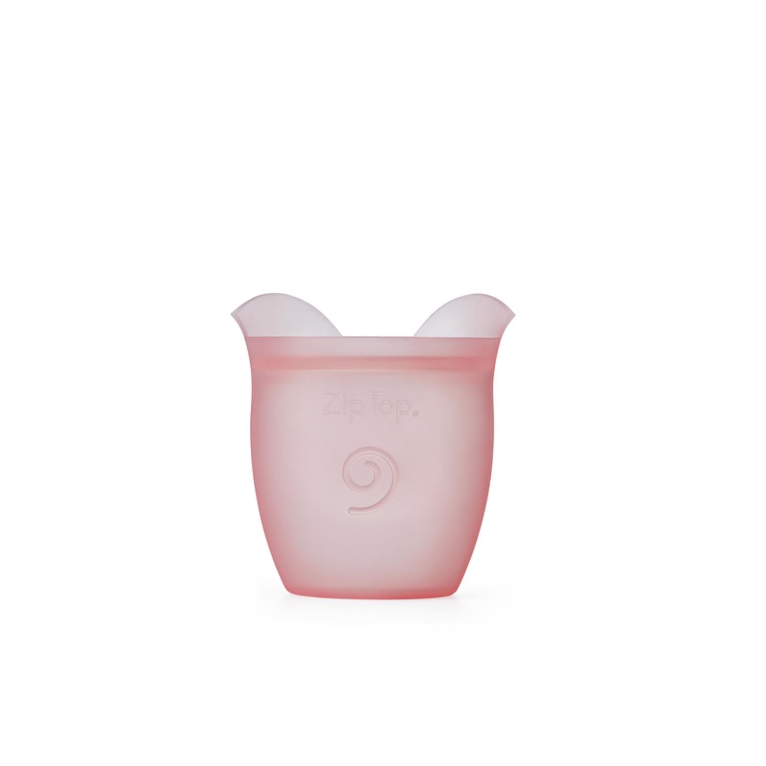 Zip Top 4 oz Pink Storage Cup 1 pk - Case of 6