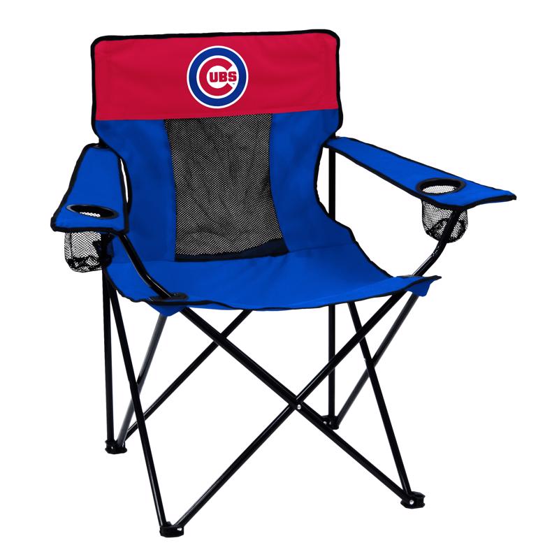 LOGO BRANDS - Logo Brands Elite Blue Chicago Cubs Director's Folding Chair