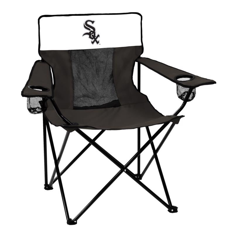 LOGO BRANDS - Logo Brands Elite Black Chicago White Sox Director's Folding Chair