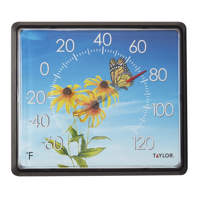 TAYLOR - Taylor Butterfly Dial Thermometer Plastic Multicolored 14 in.