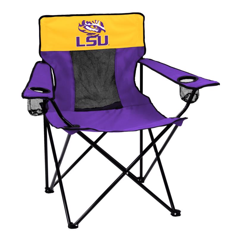 LOGO BRANDS - Logo Brands Elite Purple LSU Director's Folding Chair