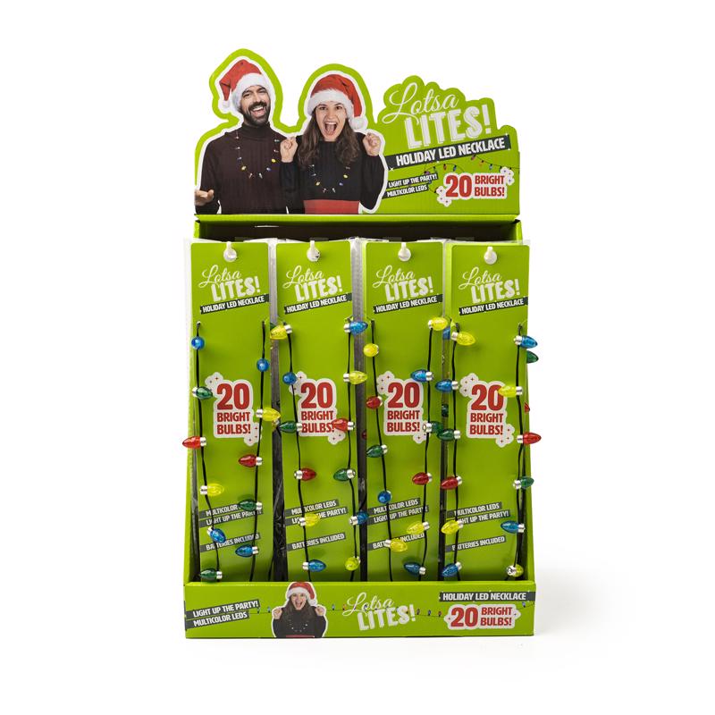 LOTSA LITES - Lotsa Lites Holiday Window Decor Plastic 1 pc - Case of 36