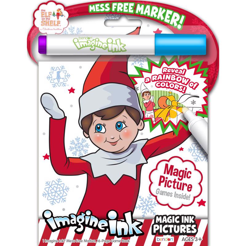 BENDON - Bendon Imagine Ink Elf on the Shelf Magic Ink Pictures - Case of 12