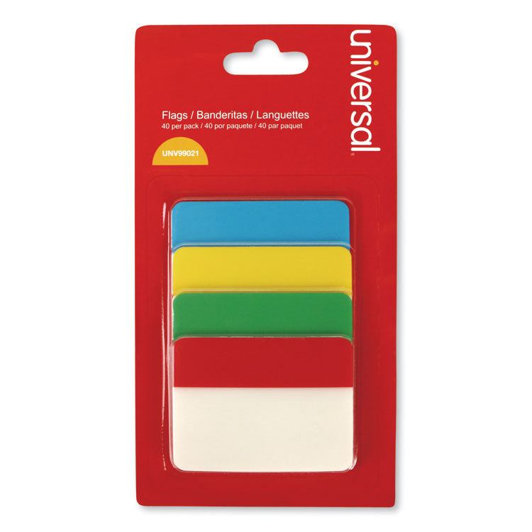 Universal - Self Stick Index Tab, 2", Assorted Colors, 40/Pack