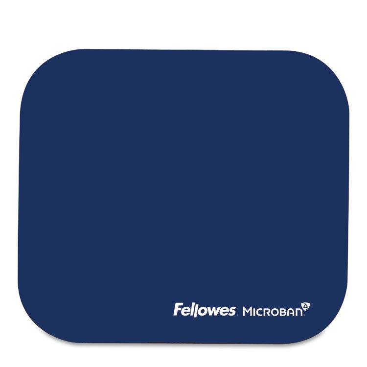 Fellowes - Mouse Pad with Microban Protection, 9 x 8, Navy