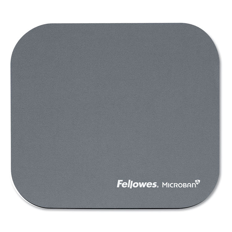 Fellowes - Mouse Pad with Microban Protection, 9 x 8, Graphite