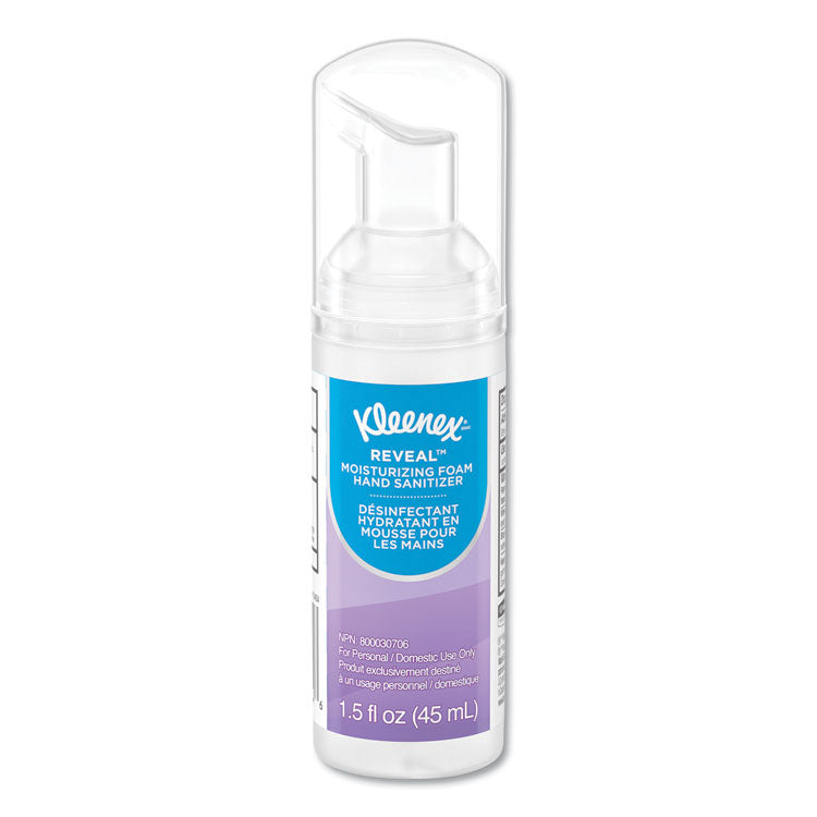 Kleenex - Ultra Moisturizing Foam Hand Sanitizer, 1.5 oz Pump Bottle, Unscented