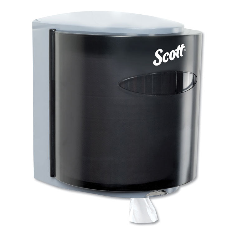 Scott - Roll Center Pull Towel Dispenser, 10.3 x 9.3 x 11.9, Smoke/Gray