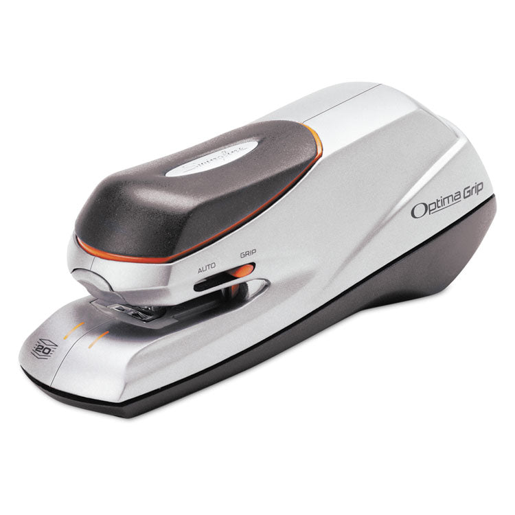 Swingline - Optima Grip Electric Stapler, 20-Sheet Capacity, Black/Silver