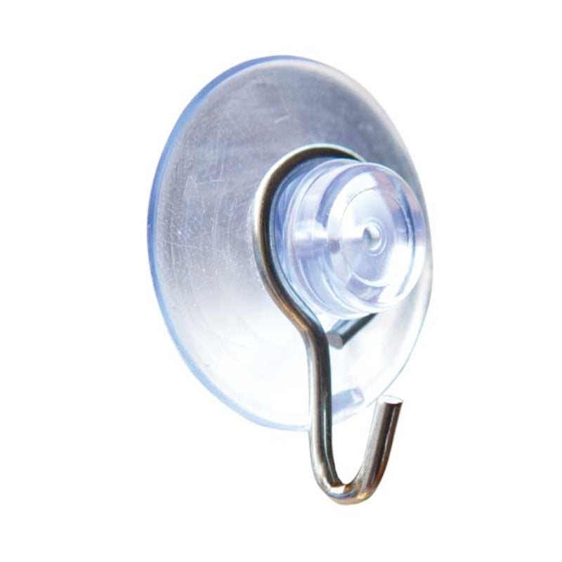 CRAWFORD - Crawford Small Plastic Suction Cup Hook 1.125 in. L 1 pk